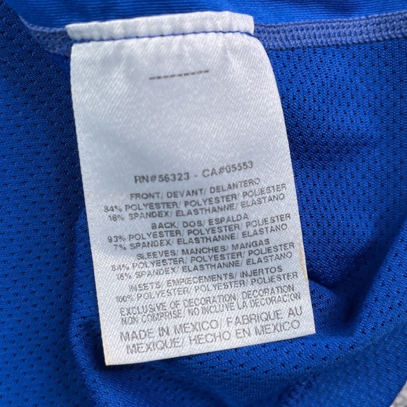 Nike Pro Combat Shirt Mens XL Blue Fitted Short Sleeve Performance Dri Fit - Picture 7 of 13